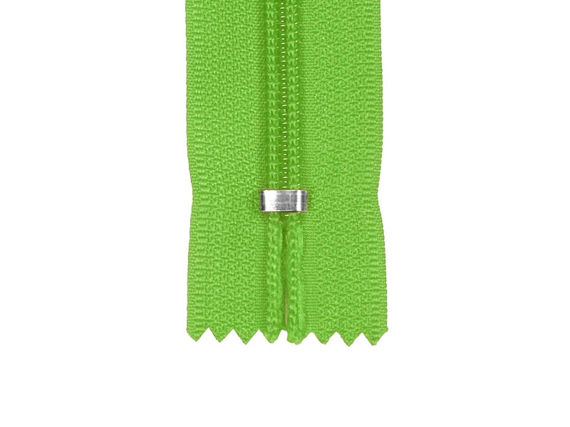 Spiral zip 5 non-separable auto lock 18 cm (536) green