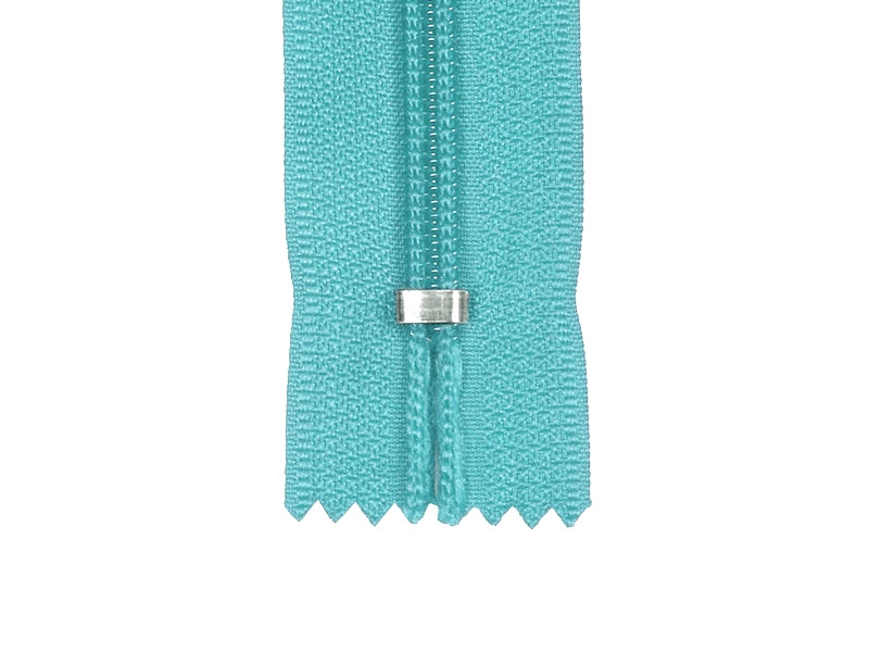 Spirálový zip 5 neoddělitelný automatický zámek 18 cm (833) tyrkysová