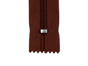 Spiral zip 5 non-separable auto lock 16 cm (097) brown