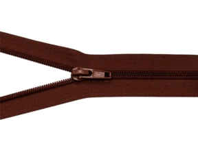 Spiralreißverschluss 5 nicht trennbar auto lock 18 cm (097) braun