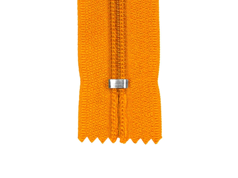 Spirálový zip 5 neoddělitelný automatický zámek 16 cm (056) žlutý