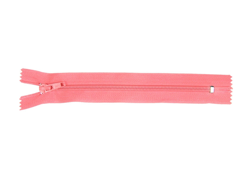 Spirálový zip 5 neoddělitelný automatický zámek 18 cm (513) růžová