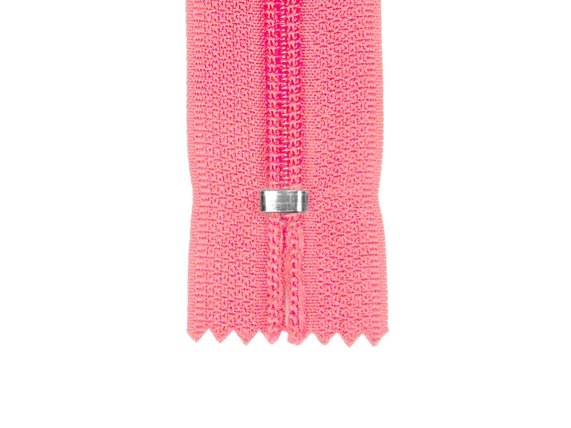 Spiral zip 5 non-separable auto lock 18 cm (513) pink