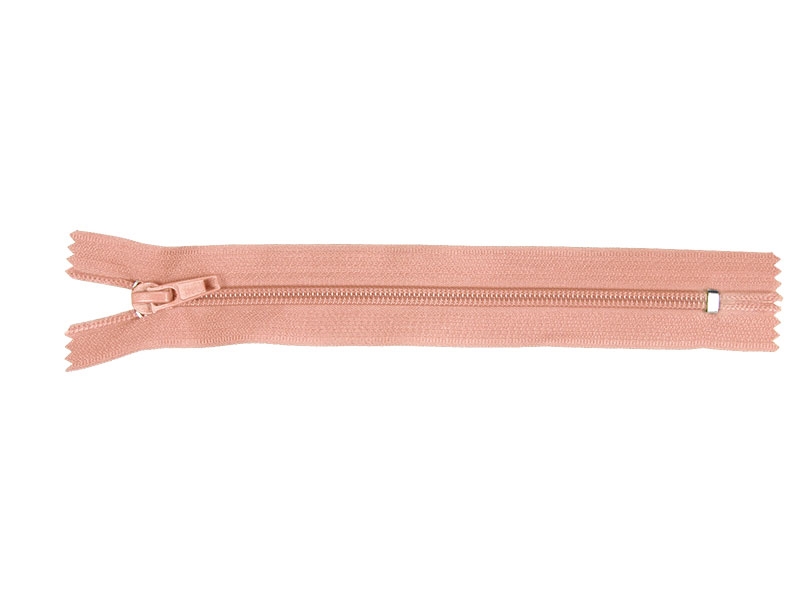 Spiral zip 5 non-separable auto lock 16 cm (274) pink