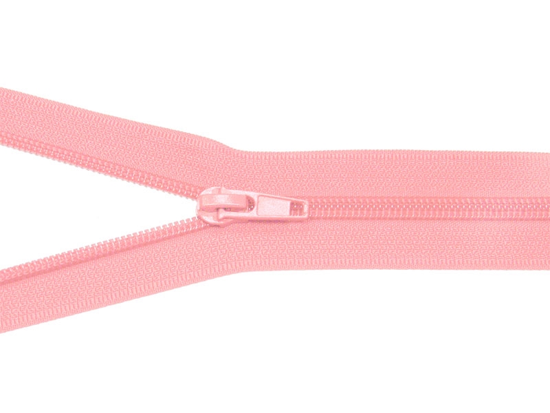 Spirálový zip 5 neoddělitelný automatický zámek 16 cm (512) růžová