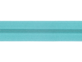 Spirálový zip 5 dělený automatický zámek 60 cm (833) tyrkysová