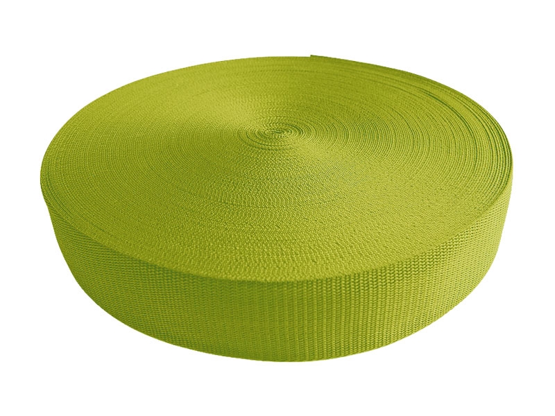 Webbing pp 15 mm / 1,3 mm green 875 50  mb