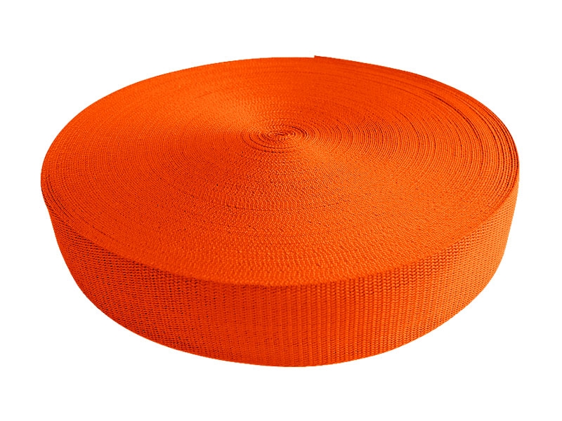 Webbing pp  10 mm / 1,3 mm orange 523 50 mb