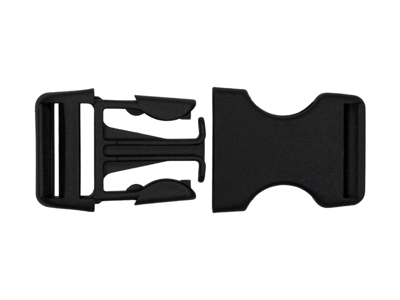 Plastic buckle 25 mm laura black 100 pcs