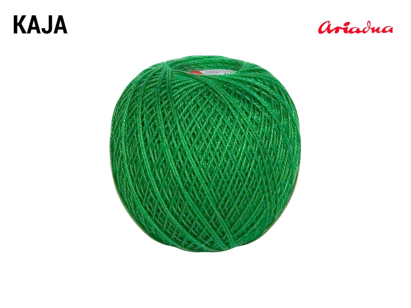 BAVLNĚNÁ PŘÍZE KAJA 15 ZELENÁ 0326 30 G