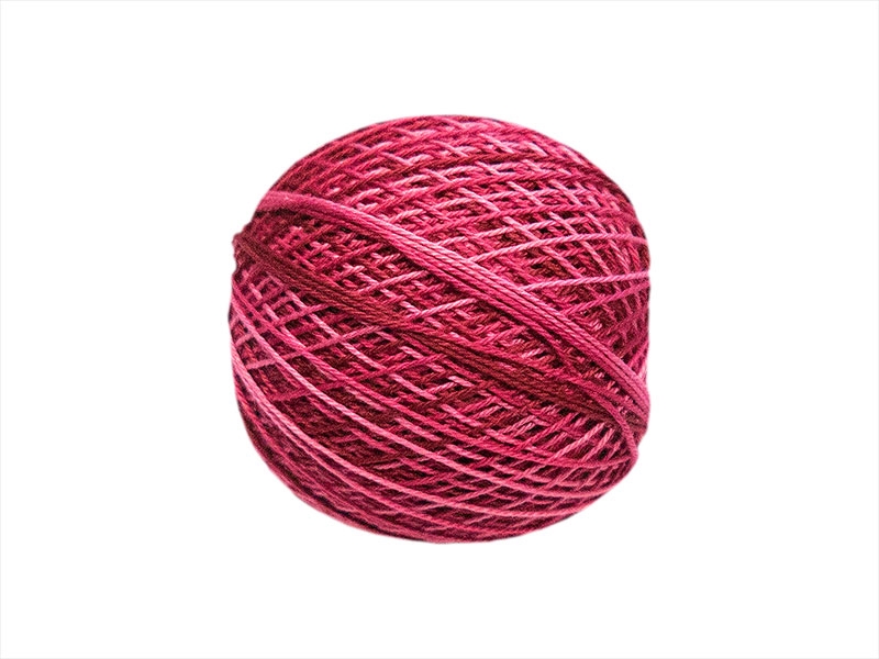 BAVLNĚNÁ PŘÍZE KAJA 15 RŮŽOVÁ OMBRE 0341 30 G
