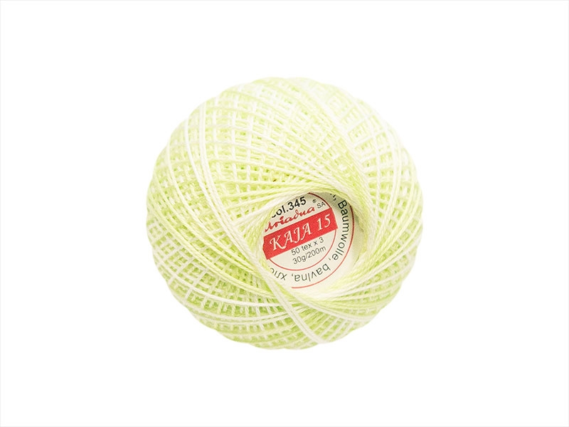 Kordonek Kaja 15 zielony ombre (0345) 30g