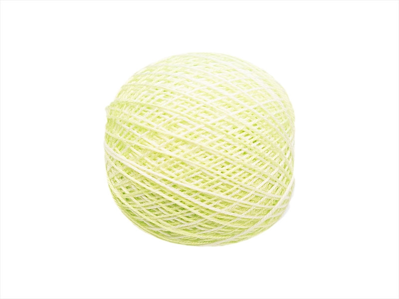 BAVLNĚNÁ PŘÍZE KAJA 15 ZELENÁ OMBRE 0345 30 G