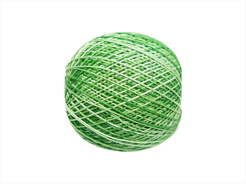COTTON YARN KAJA 15 GREEN OMBRE (0346) 30G