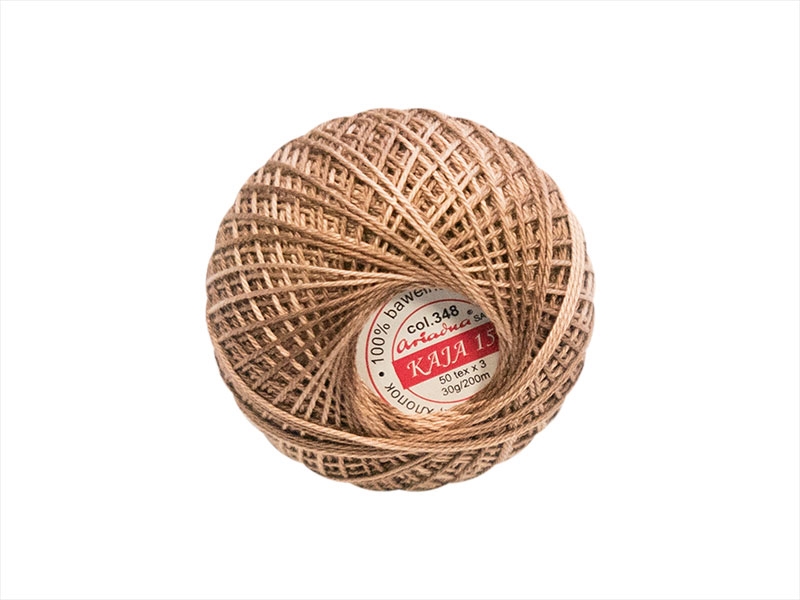 KORDONETT KAJA 15 BRAUN (0348) 30G