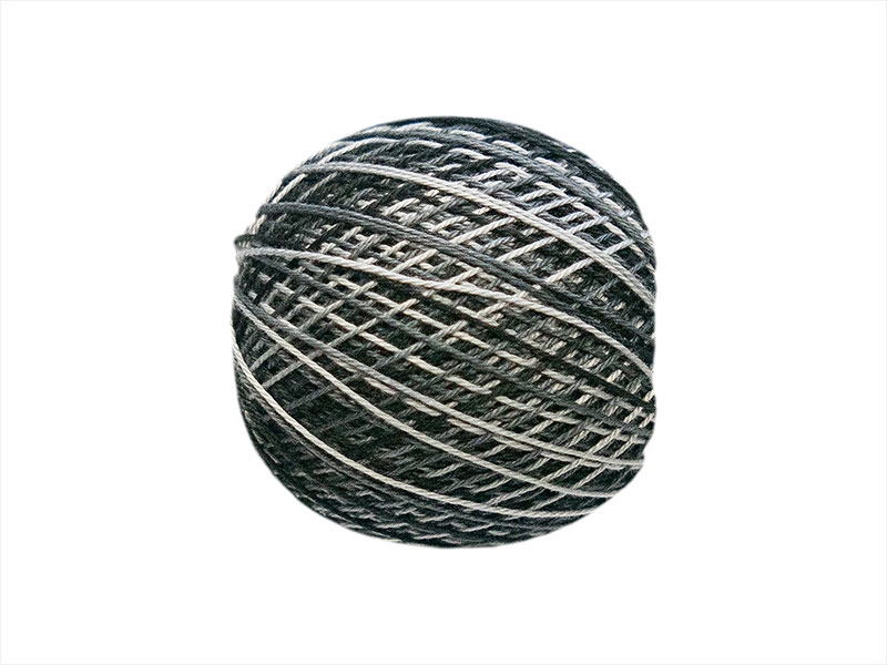 COTTON YARN KAJA 15 BLACK OMBRE (0349) 30G