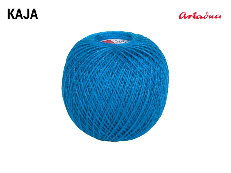 BAVLNĚNÁ PŘÍZE KAJA 15 MODRÁ 1456 30 G