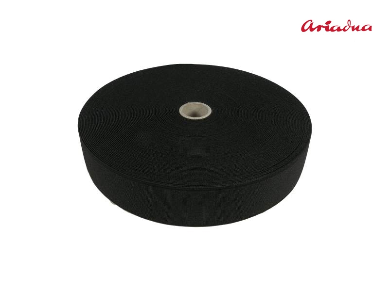 SHOES ELASTIC BAND 50 MM EU (580) BLACK 25 MB