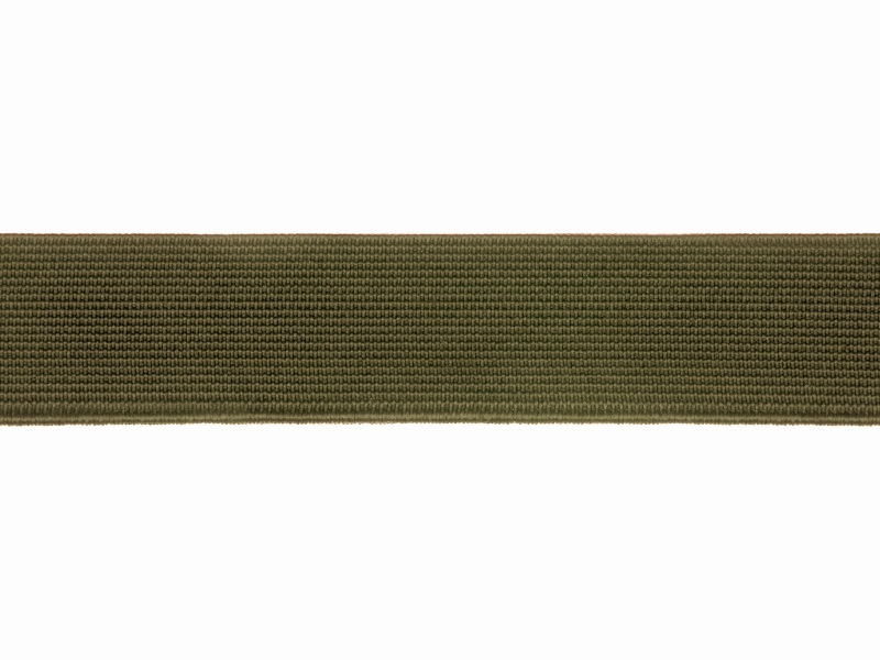 PRUŽENKA HLADKÁ TKANÁ 24 MM (173) KHAKI POLYESTER 25 M