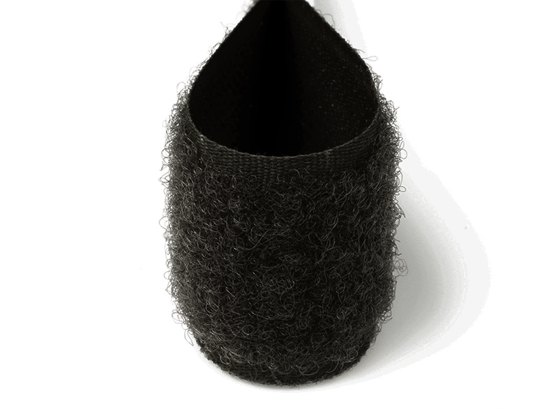 Velcro tape anthracite 916 pes/nylon loop
