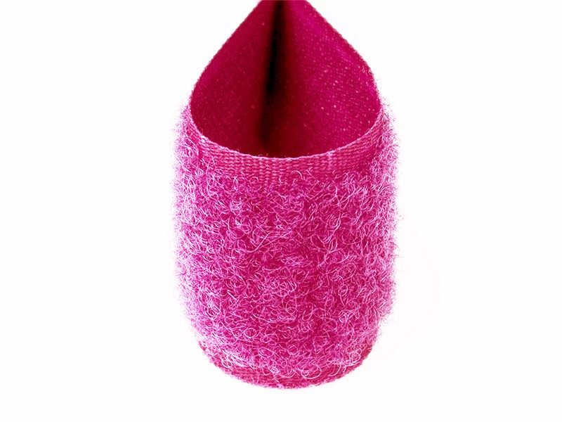 Velcro tape pink 516 pes/nylon loop