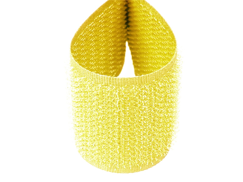 Taśma rzep jasnożółta 611 pes/nylon haczyk