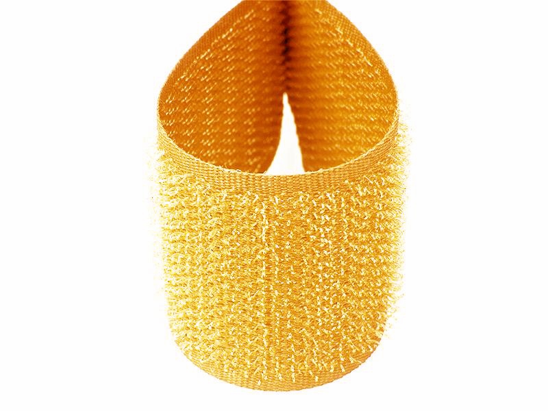 Klettband gelb 056 Pes/Nylonhaken