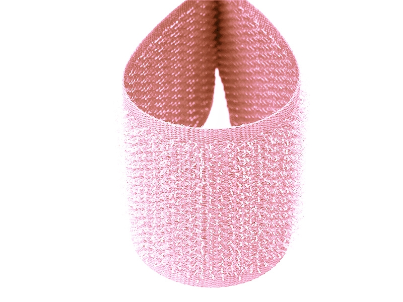 Taśma rzep różowa 515 pes/nylon haczyk