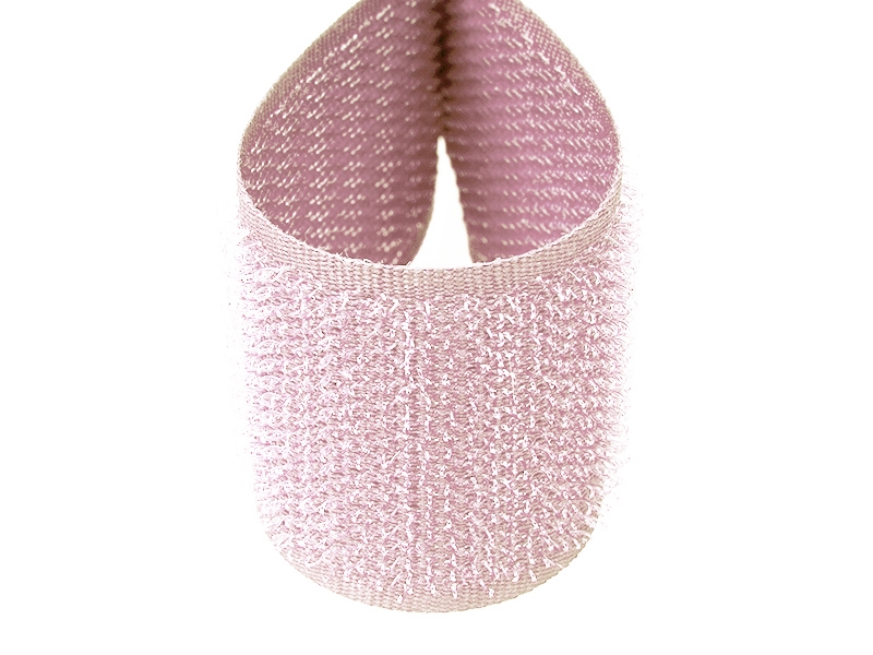 Taśma rzep jasnoróżowa 552 pes/nylon haczyk