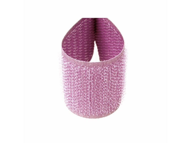 Taśma rzep fioletowa 244 pes/nylon haczyk