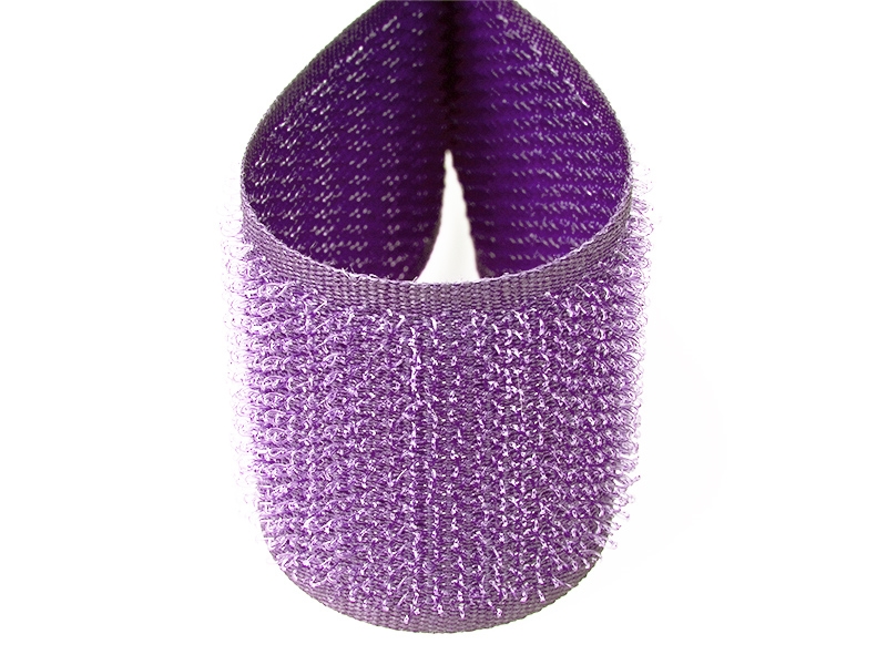 Taśma rzep jasnofioletowa 663 pes/nylon haczyk