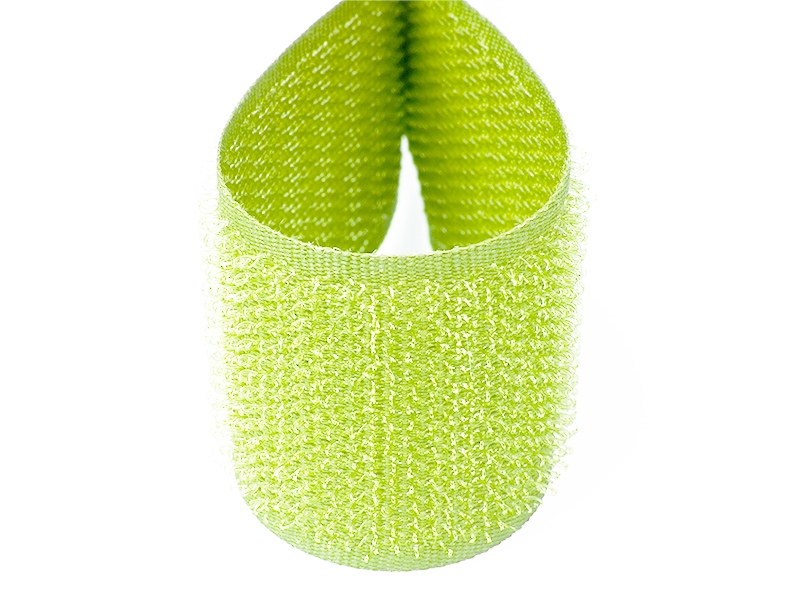 Taśma rzep jasnozielona 041 pes/nylon haczyk