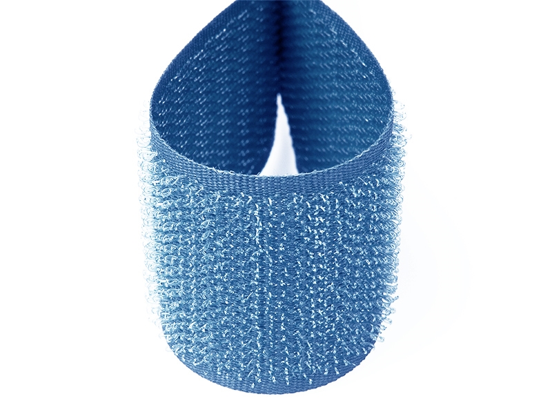 Velcro tape blue 144 pes/nylon hook