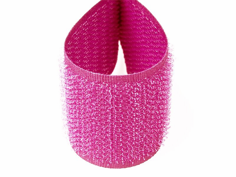 Taśma rzep różowa 516 pes/nylon haczyk