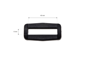 Ramka plastikowa 40 mm (a) czarna
