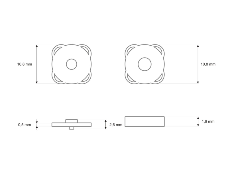 Magnet 10 mm nickel 400 st.