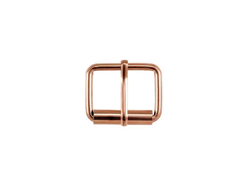 METAL ROLLER BUCKLE SINGLE 25/20/3 MM GOLD  WIRE  100 PCS