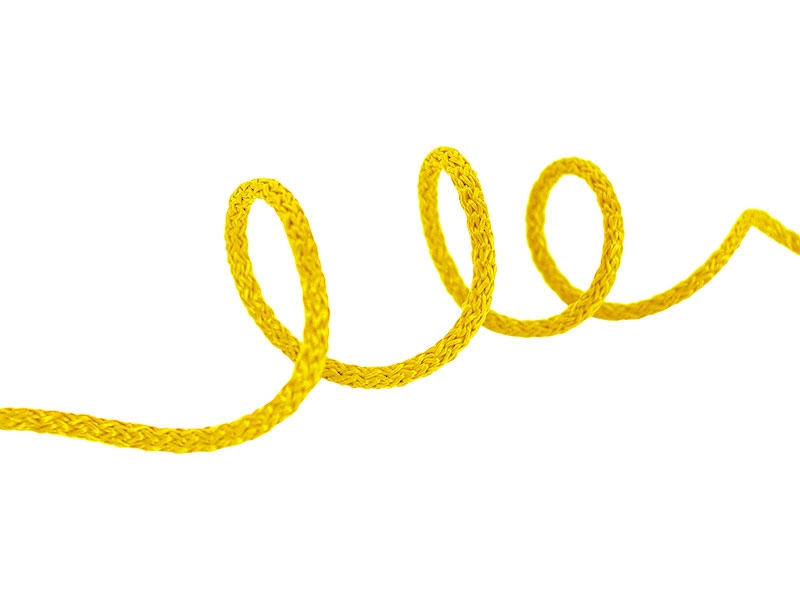 Polypropylene cord 4 mm yellow (506)