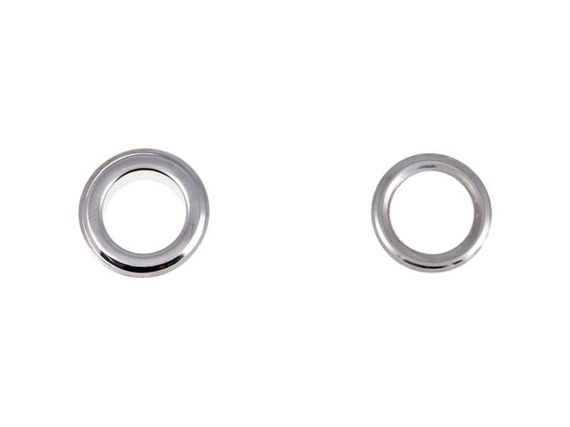 Oczko metalowe z podkładką  6/10/3,8 mm nikiel