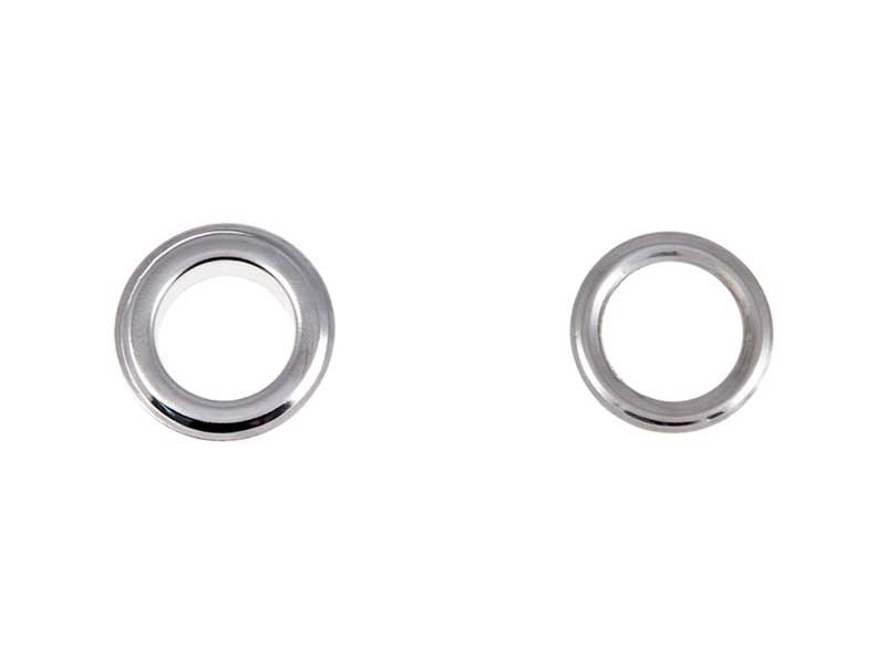 ÖSE  AUS METALL MIT UNTERLEGSCHEIBE 8/12,5/4 MM NICKEL 1000 ST.
