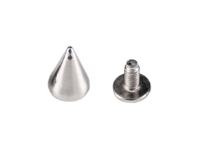 Ćwieki stożki metalowe 7/10 mm nikiel 10/200 szt.