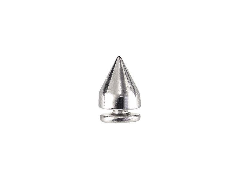 METALL  KEGELSPITZEN SCREWBACK KNÖPFE 7/9 MM NICKEL