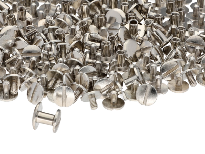 CHICAGO RIVET SCREW 10/4/5-7 MM  NICKEL 10/200 PCS