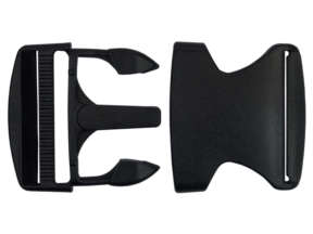 Klamra plastikowa 50x74 mm Michalina czarna