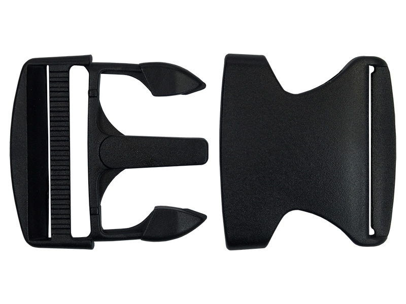 Plastic buckle 50 mm michalina black 100  pcs