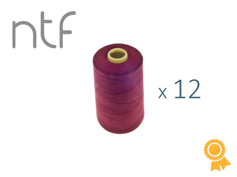 POLYESTEROVÉ NITĚ NTF 40/2SVĚTLÉ HRANICE A579  1000 m x 12 ks