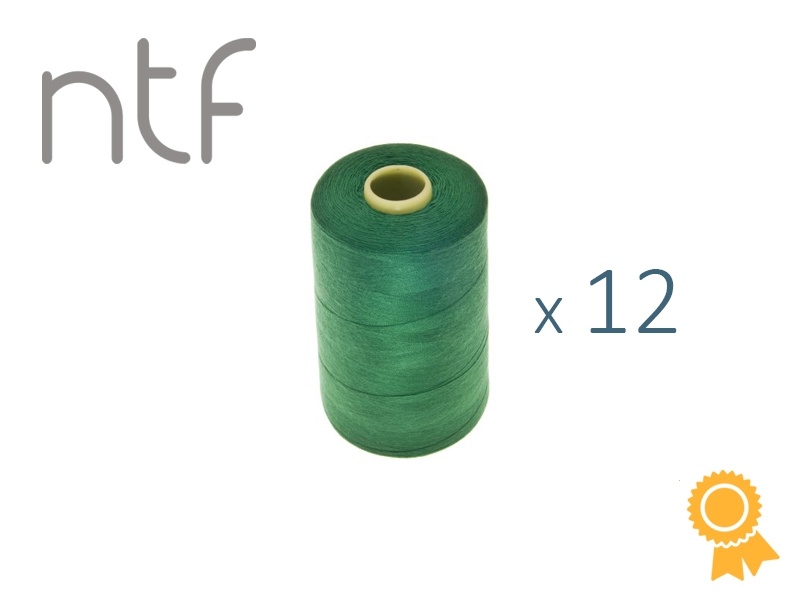 POLYESTEROVÉ NITĚ NTF 40/2ZELENÁ A628  1000 m x 12 ks
