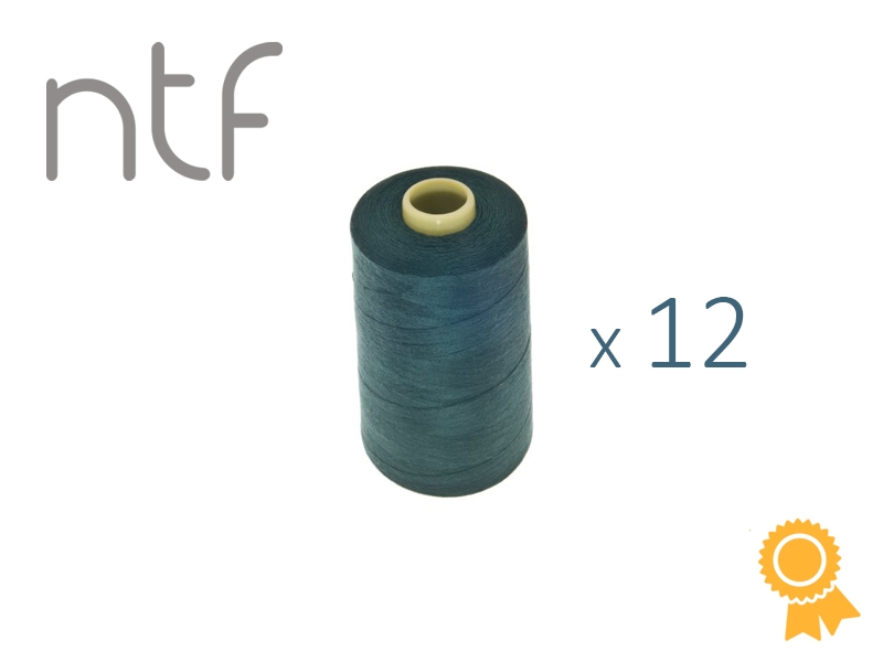 POLYESTER THREADS NTF 40/2 MALACHITE GREEN A617 1000 M x 12 PCS.