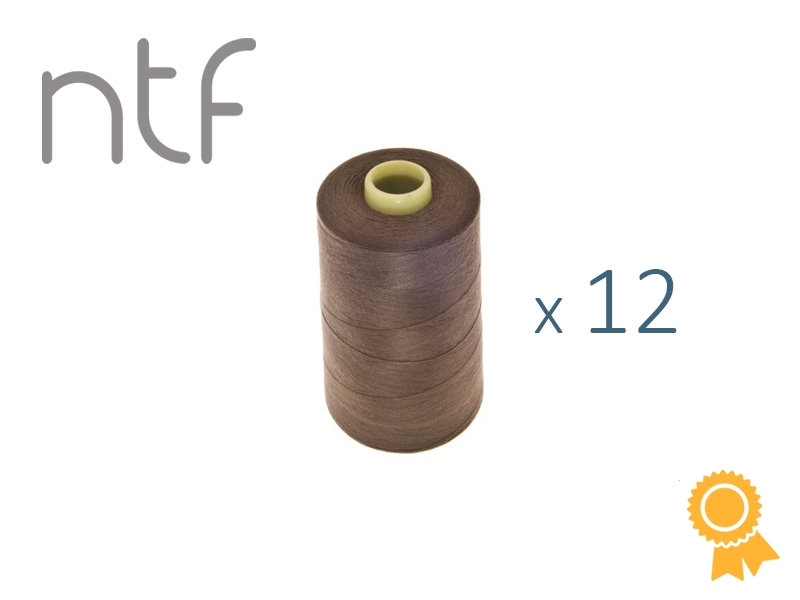 POLYESTEROVÉ NITĚ NTF 40/2SÉPIE A702  1000 m x 12 ks