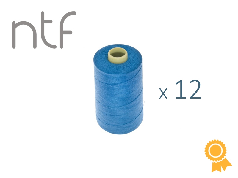 POLYESTERGARN NTF 40/2 AZURBLAU A823 1000 M x 12 ST